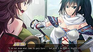 In Commander Babes Ep1, Jun loses her virginity in this hentai anime game.