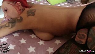 Ever tried a real Scout69 meet with redhead Anni and an older guy?