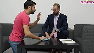 he was ready for anything, even bareback anal, to secure his job