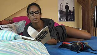 Isabella Feels Sexy in T-Shirt and Panties, Ignoring Your Gaze