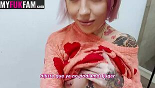 Stepdaughter Rides Hard Cock in Taboo Roleplay with Father-in-Law