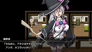 A Witch of Eclipse Lizu Scene in Hentai RPG