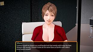 In my new family, the milf is licking big tits and diving into pussy