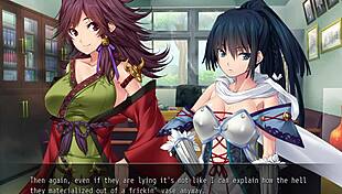 In Commander Babes Ep1, Jun loses her virginity in this hentai anime game.