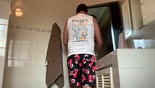 Fucking my best friends wife while he is in the living room