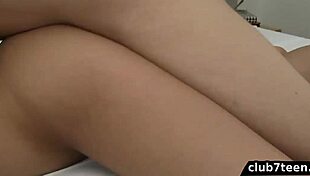 blonde teen seduced naked in park for creampie