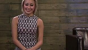 sub strapon fucked by lezdom after cage in rough lesbian domination