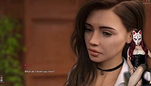 In steps of debauchery, wife cheats with blowjob in college cosplay