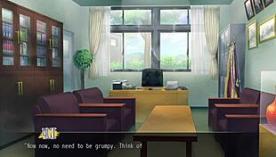 In Commander Babes Ep1, Jun loses her virginity in this hentai anime game.