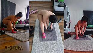 Triple cam yoga workout