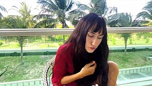 Beautiful Brunette Girl Reveals Makeup Secrets for Flawless Face