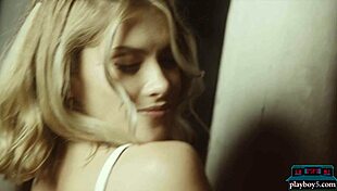 Blonde Centerfold Amelia Feels Thrilled Playing Basketball Before Stripping Fully Naked