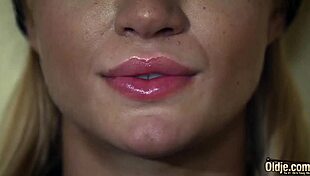 Nasty teen dominates old man aggressively