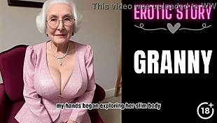 Granny hires young male escort for taboo erotic encounter