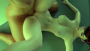 Bossy Futanari Ladyboy Fucks Girl's Mouth And Ass In 3D Cartoon Porn