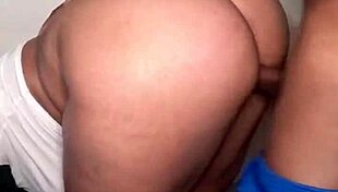 Bbc Strokes Ebony Babe Bent Over, Monster Cock Backshots Lead to Creampie