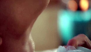 Ebony babe enjoys a fantasy bath scene in full movie