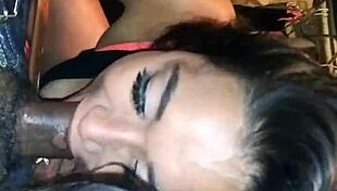 La teen 18+ takes a full load from big cock