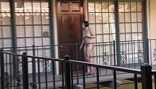 Sexy Brunette Risks Nude Exposure During Public Casting Interview Outdoors