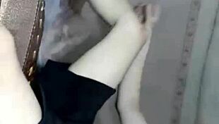 Gay guy with small long cock surprises in play 😏