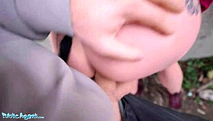 spanish punk babe fucked in public