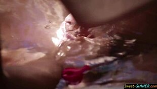 Ebony babe enjoys a fantasy bath scene in full movie