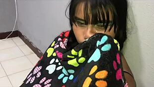 Man, Daniela feels down but the substitute dwarf bangs her good