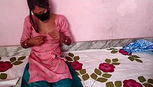 dirty village step-sister gets home alone fun with brother