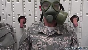 gay guy in bear suit tries glory hole for first time