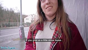 spanish punk babe fucked in public