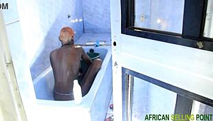 fat ebony stepbrother pounds bbw in bathroom doggystyle