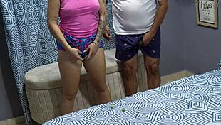 Playing games with my stepdad and he has a luscious cock