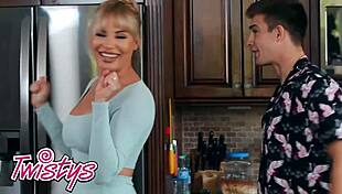 dana dearmond and vina sky lick each other's pussy