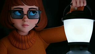 I can't believe I'm watching Velma from Scooby Doo in this 3D cartoon adventure, it's so fun and exciting
