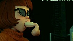 I can't believe I'm watching Velma from Scooby Doo in this 3D cartoon adventure, it's so fun and exciting