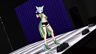 Sinon From Sword Art Online In MMD