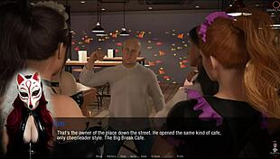 Kate 8 maid cosplay in public upskirt game