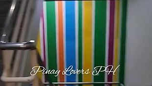 teen fucking in mall fire exit almost caught!