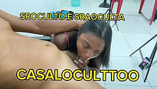 Old submissive housewife flashes in group cuckold fun!