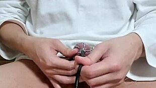 Hey Korslaveman, how’s it feel wearing that chastity belt while messing with urethra toys to cum?