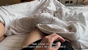 Hot stepmom and son sharing a bed in hotel?