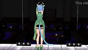 Sinon From Sword Art Online In MMD