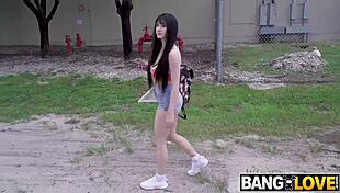 dylann vox, the stripper with double ds, hops on the bus for a wild ride, getting her clothes ripped and cum in mouth