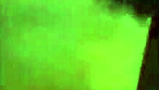 Hungarian babe flashes tits and masturbates at the spa desk!