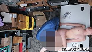 Interracial Amateur Teen 18+ Couple In Uniform Fucks With Police