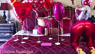 Model dominates with smelly dirty shoes on Valentines