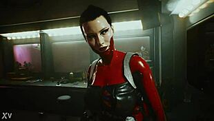 Female Tyger Claw Hammer Club Sex Scene in Cyberpunk 2077!