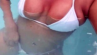 Beautiful Exotic Pornstar Flashes And Blows Cock In Pool Exhibition