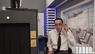 the pat down on my ass, small tits blowjob pov with rocky emerson and ricky spanish?