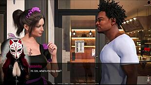 Kate 8 maid cosplay in public upskirt game